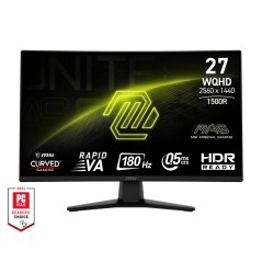 MSI MAG 274CQFDE 27" Rapid VA 2K Monitor - Stunning 2560 x 1440 Resolution, 180Hz Refresh Rate, HDMI & DisplayPort - Perfect for
